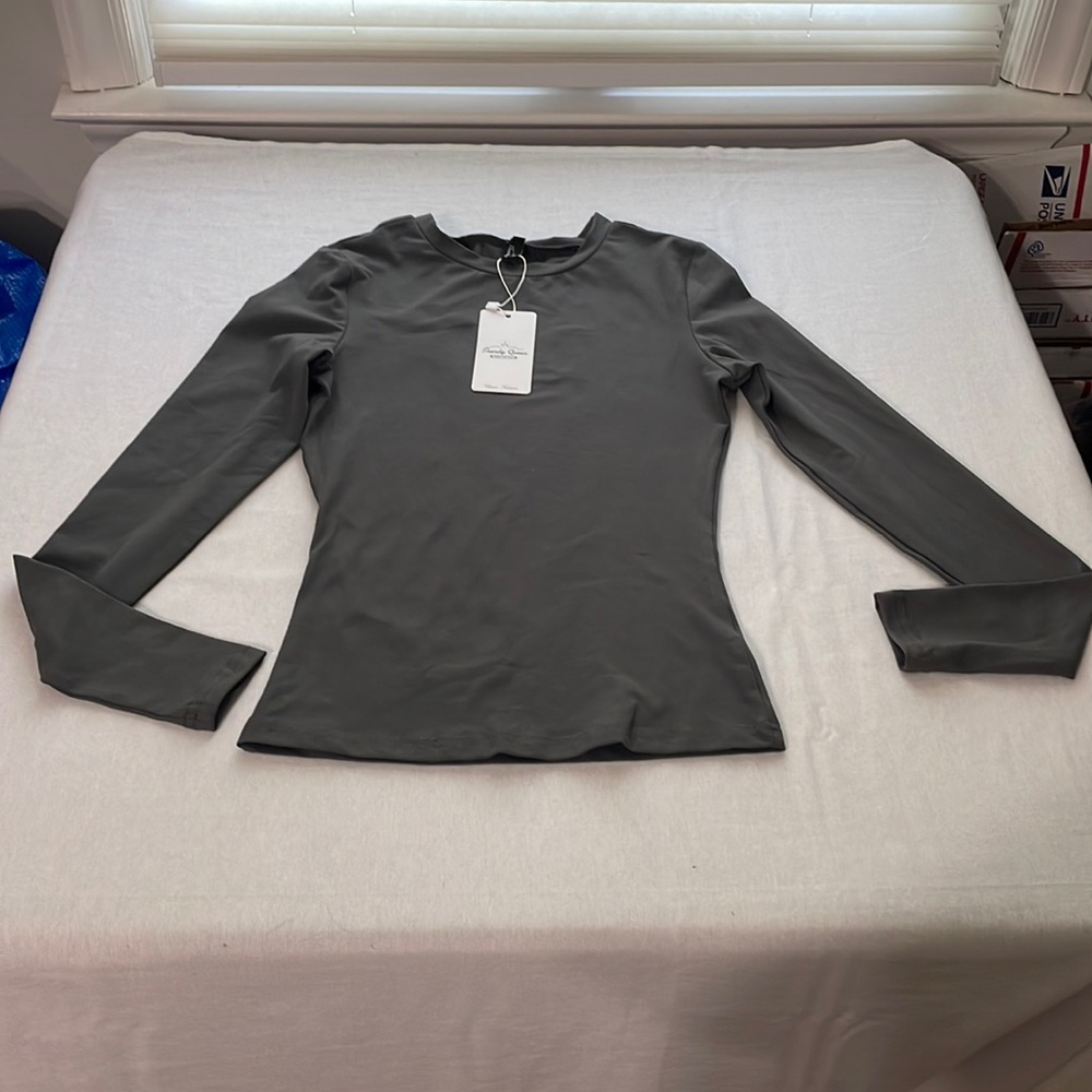 Trendy Queen - xs - gray - long sleeve shirt